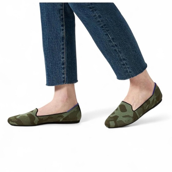 Rothy’s The Loafer Olive Camo | Women’s 10.5 | Eco-Friendly, Sporty, Washable - Picture 2 of 8